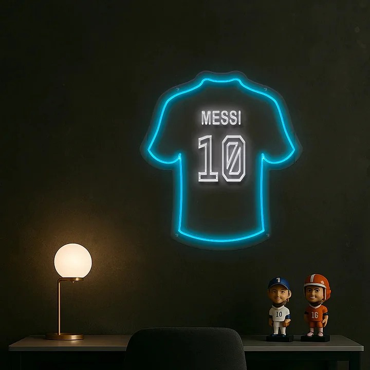 Customized Football/Soccer/Baseball/Basketball Jersey LED Neon Lights