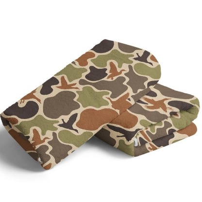 Camouflage Pattern Flannel Blanket