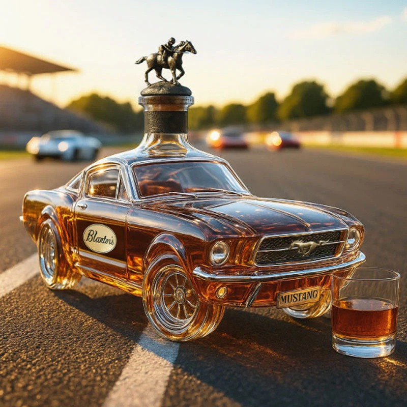 Mustang Whiskey Decanter – Luxury Car-Inspired Glass Bottle 🥃🐎