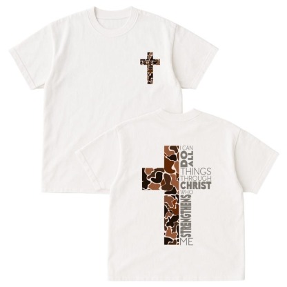 Christian Camo Cross T-Shirt