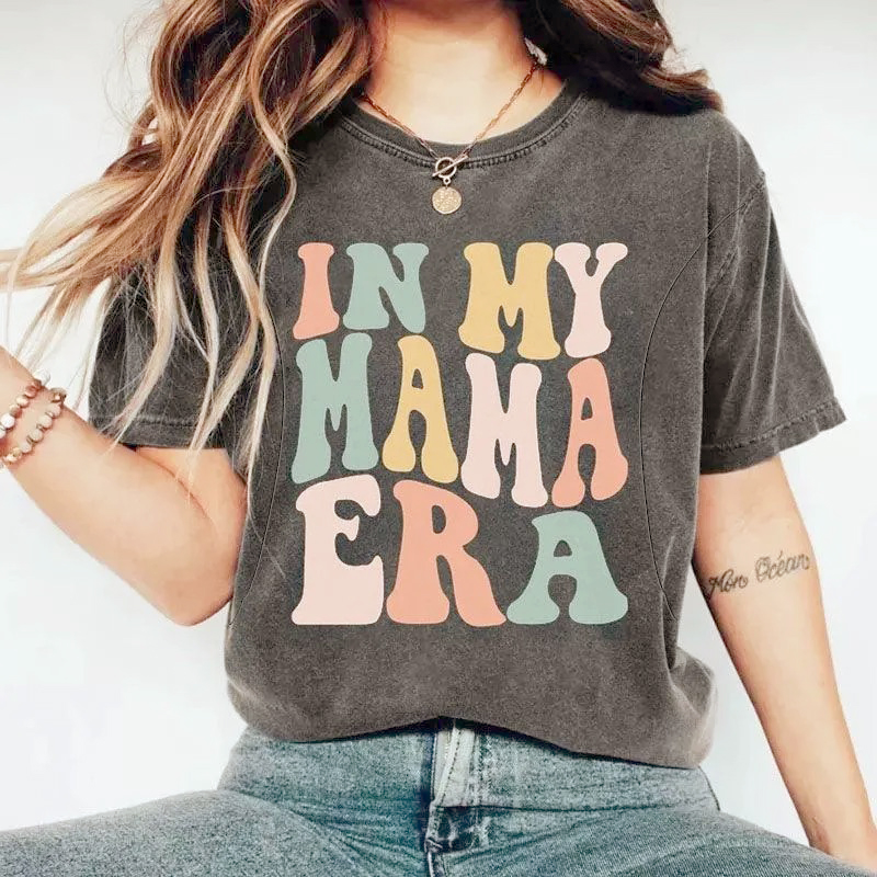 In My Mama Era Mom Breastfeeding Nursing T Shirt