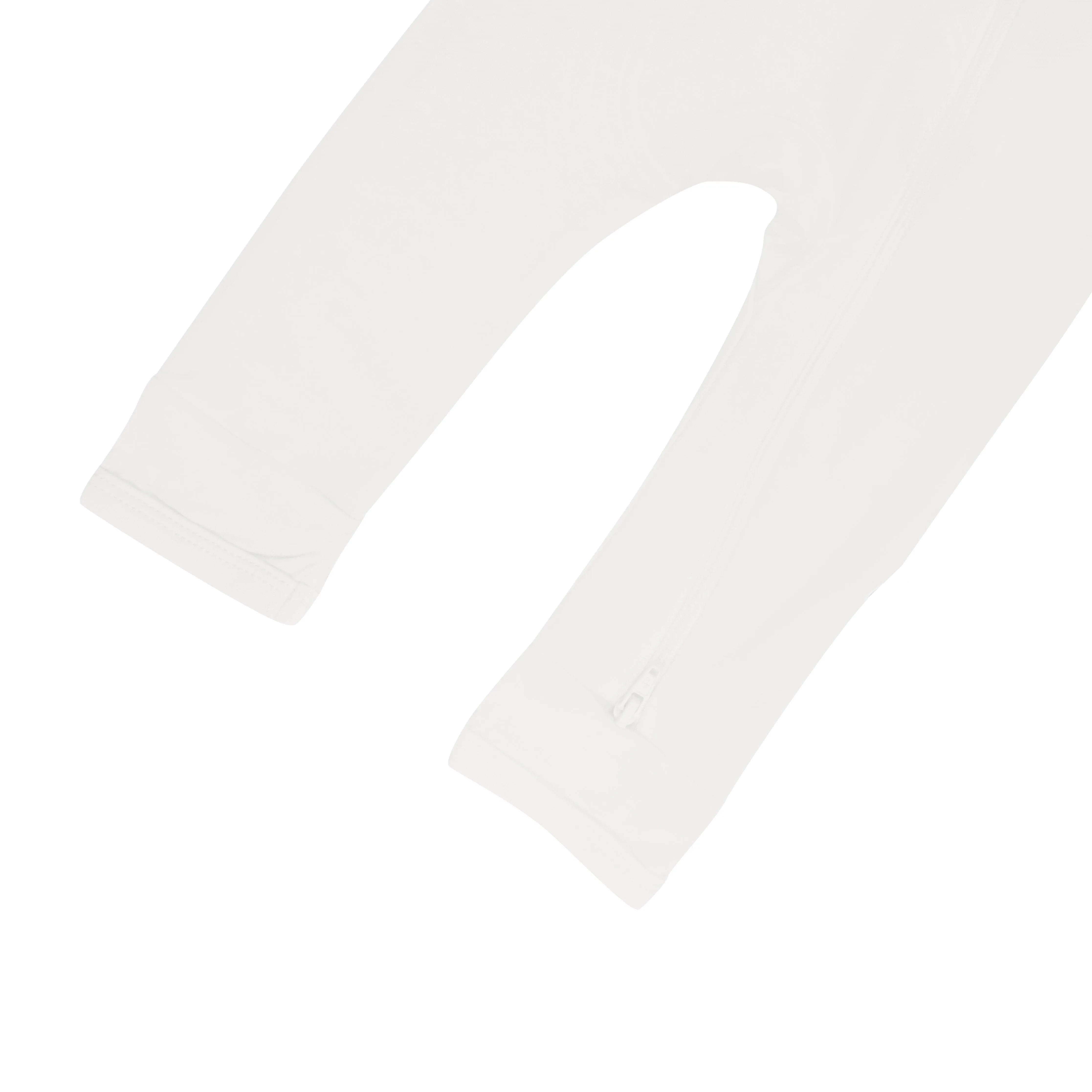 Baby Bamboo Zipper Rompers in Cloud