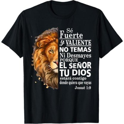 Josué 1:9 Spanish Christian T-Shirt