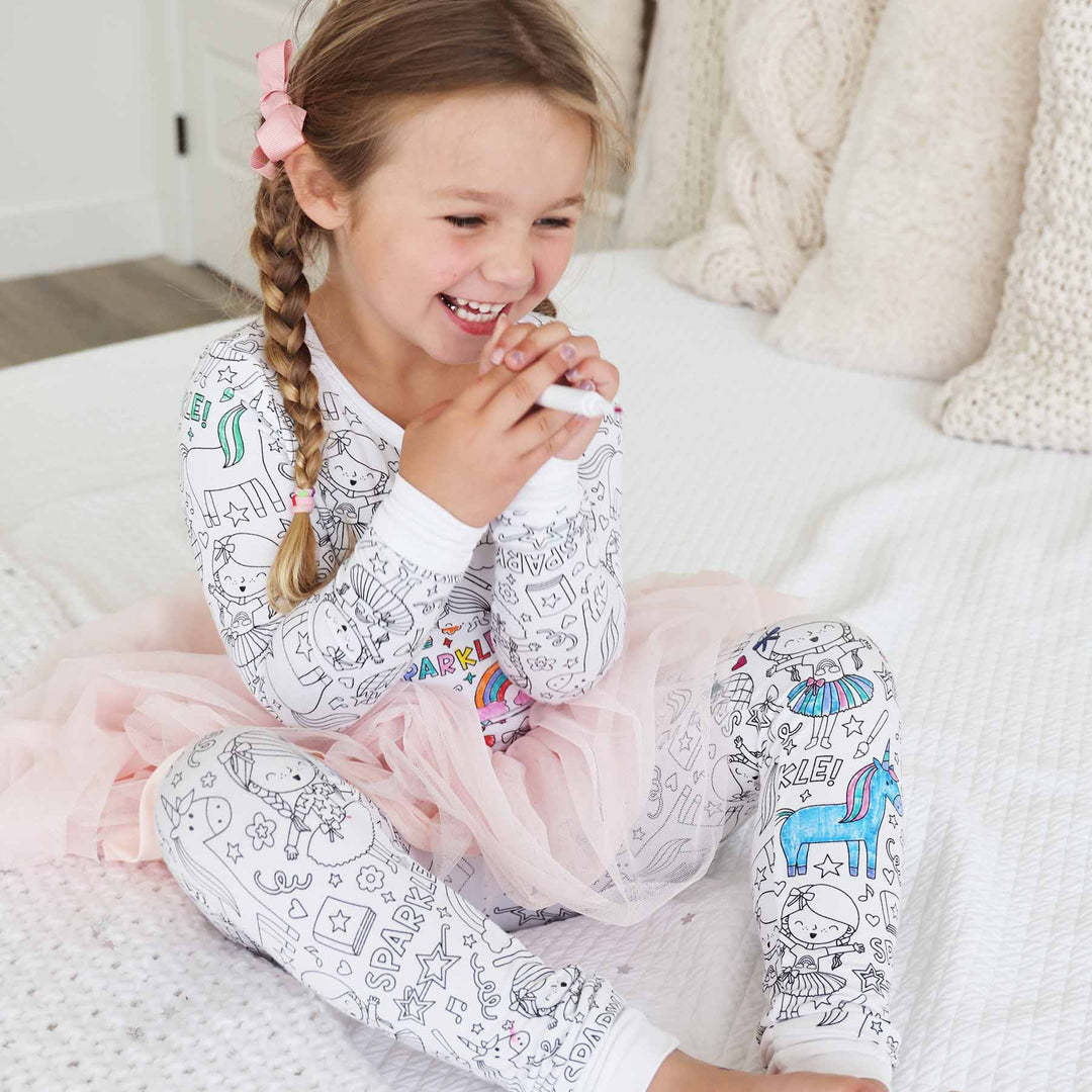 Two-Piece Toddler Pajamas - Unicorn