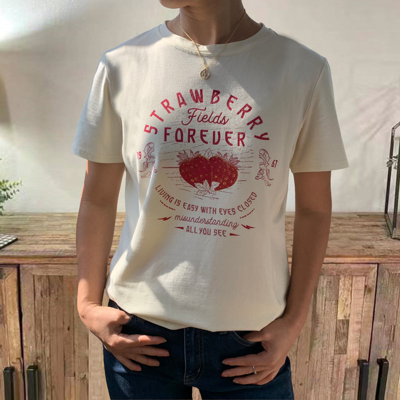 Mom Breastfeeding Nursing T-Shirt - STRAWBERRY