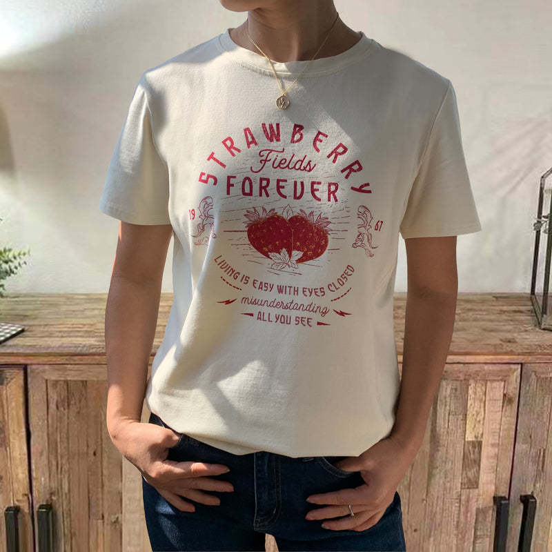 Mom Breastfeeding Nursing T-Shirt - STRAWBERRY