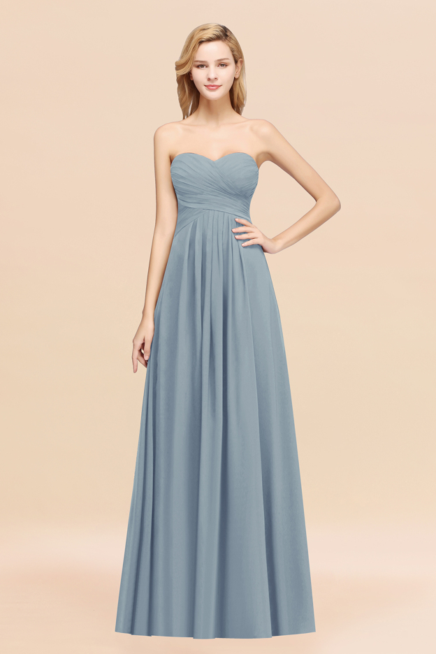 27prom Vintage Sweetheart Long Grape Affordable Bridesmaid Dresses Online-27prom