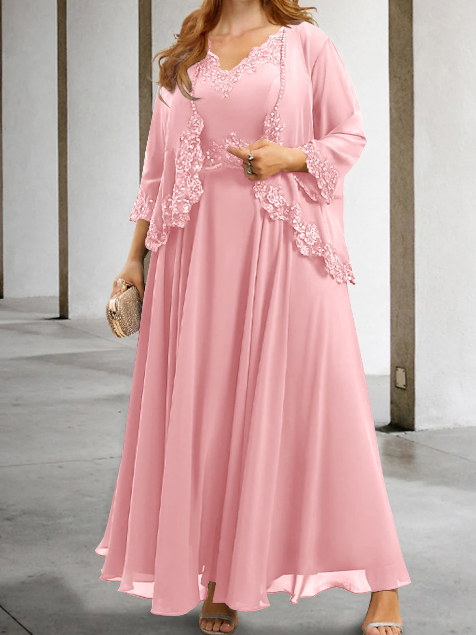 Mother of the Bride A-Line/Princess Dresses Featuring Applique & Sequins