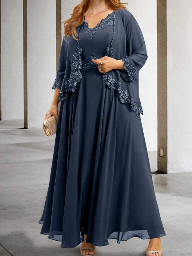 Mother of the Bride A-Line/Princess Dresses Featuring Applique & Sequins