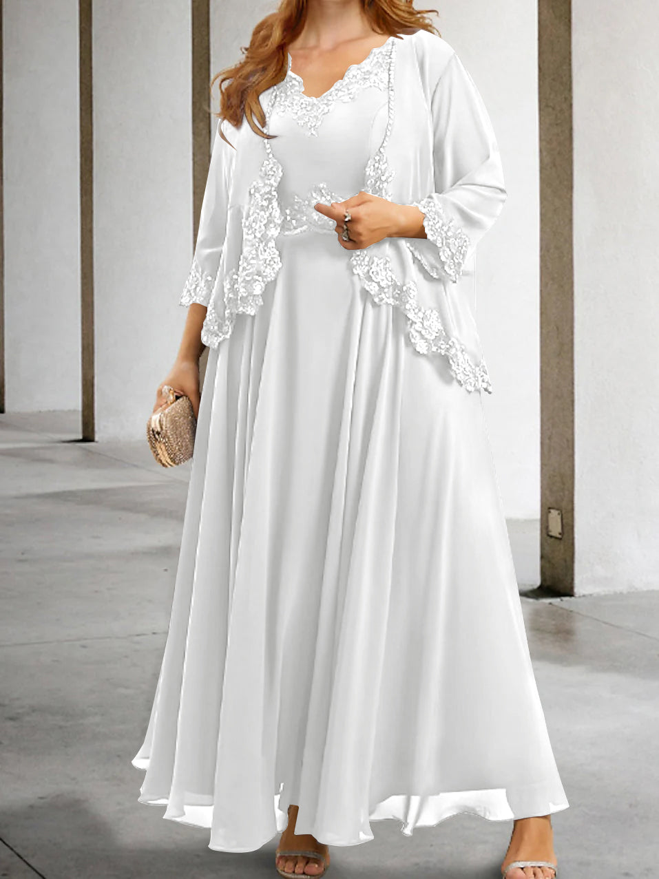 Mother of the Bride A-Line/Princess Dresses Featuring Applique & Sequins