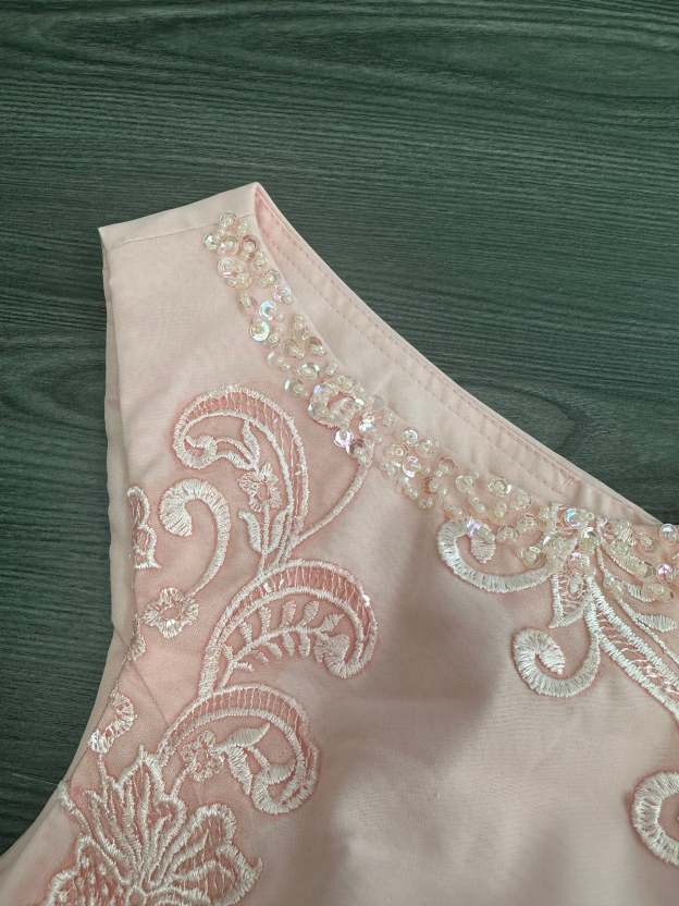 Plus Size Floor-Length Chiffon Pantsuit for the Mother of the Bride with Round Neck and Applique Jacket-27prom