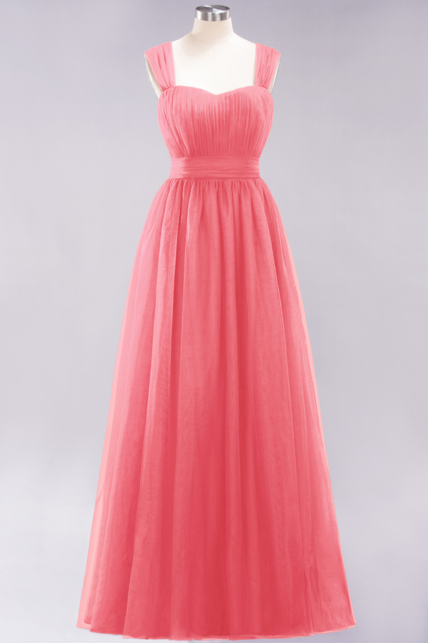 27prom Gorgeous Sweetheart Straps Ruffle Burgundy Bridesmaid Dresses Online-27prom