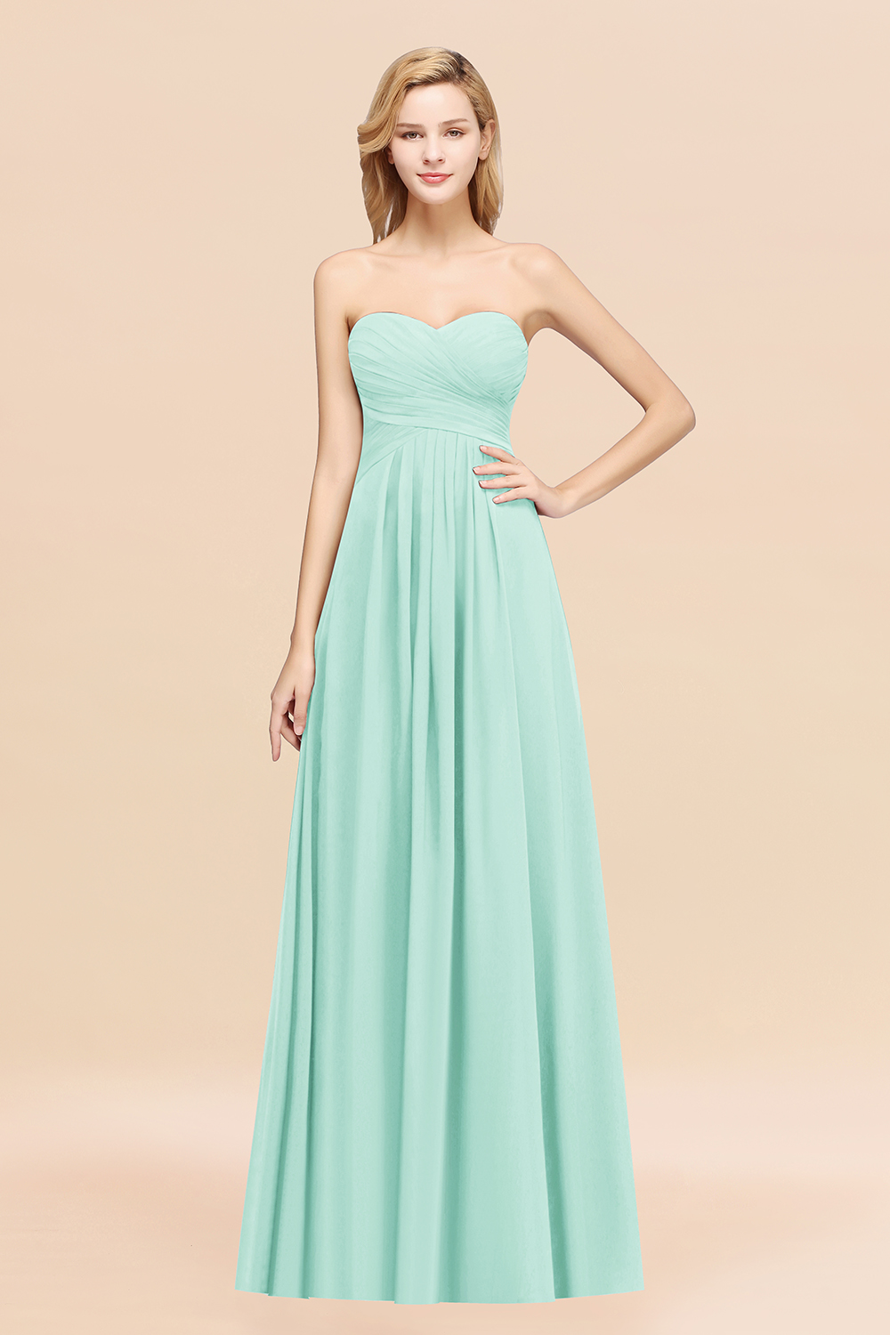 27prom Vintage Sweetheart Long Grape Affordable Bridesmaid Dresses Online-27prom