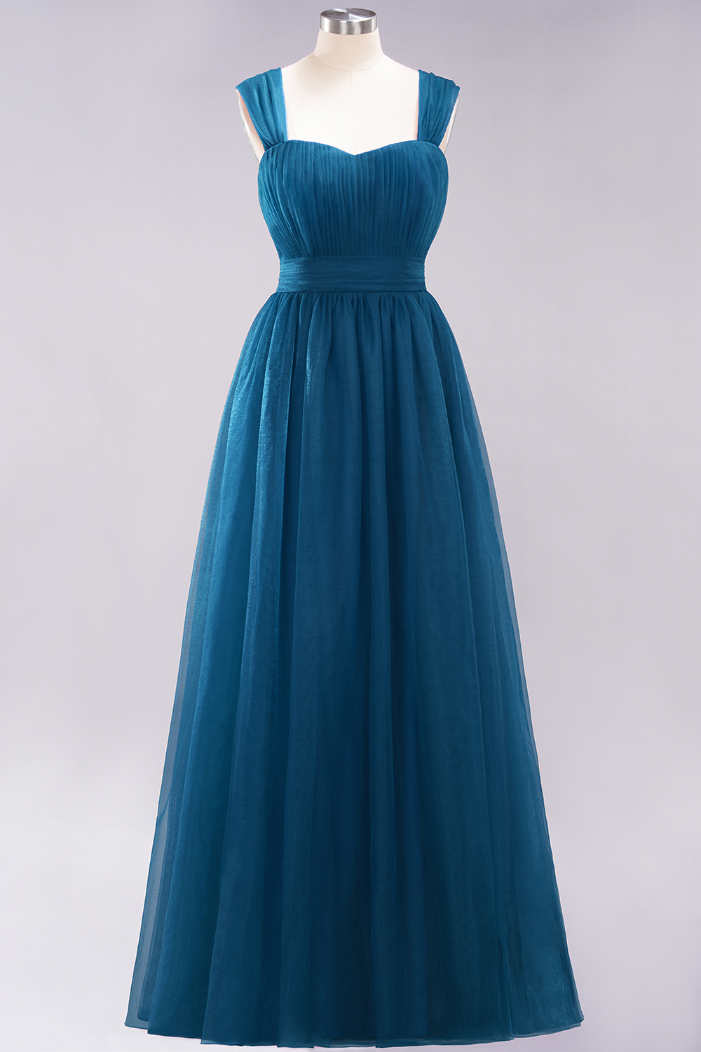 27prom Gorgeous Sweetheart Straps Ruffle Burgundy Bridesmaid Dresses Online-27prom