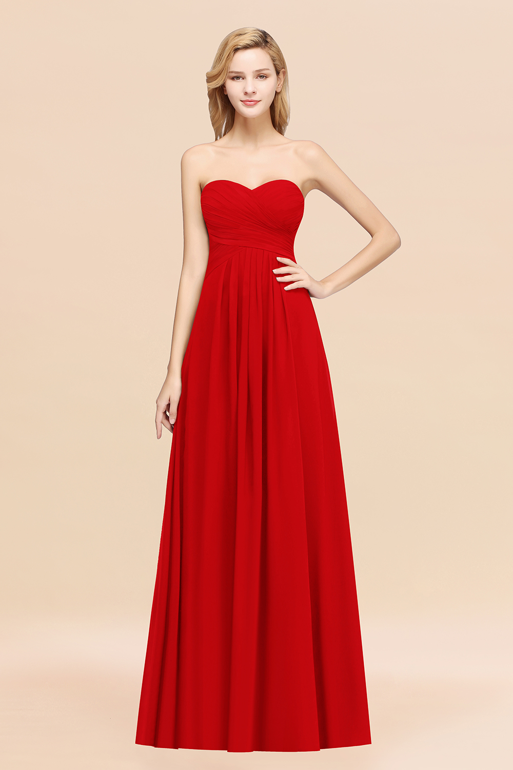 27prom Vintage Sweetheart Long Grape Affordable Bridesmaid Dresses Online-27prom