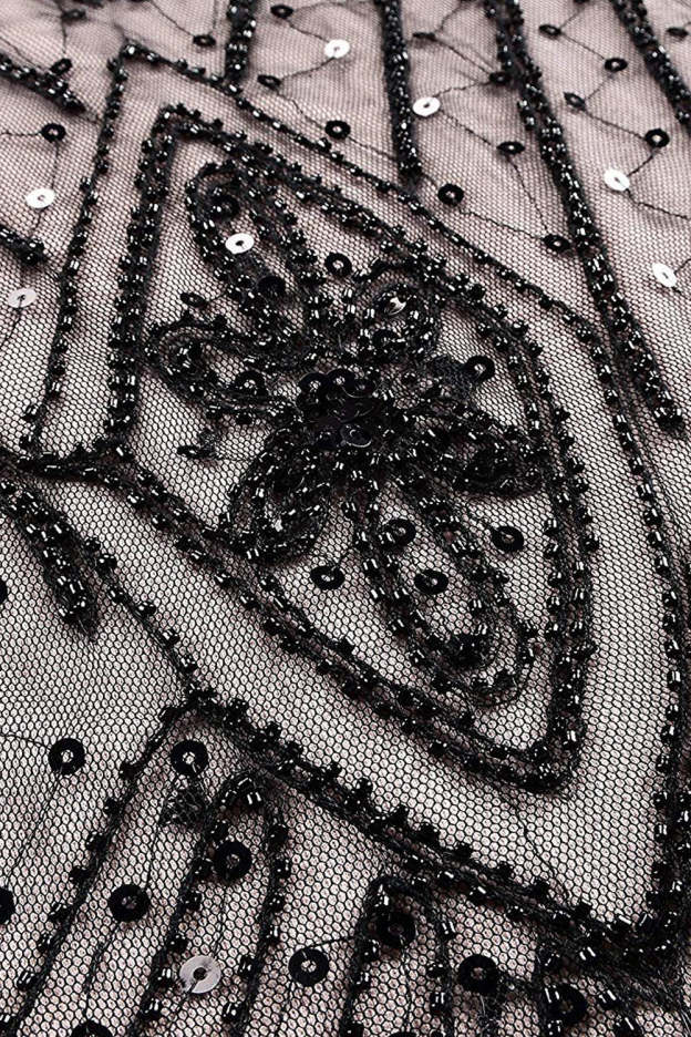 1920s Sequin Flapper Long Dress