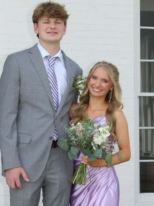 Straps Ruched Mermaid Long Prom Dress with Slit