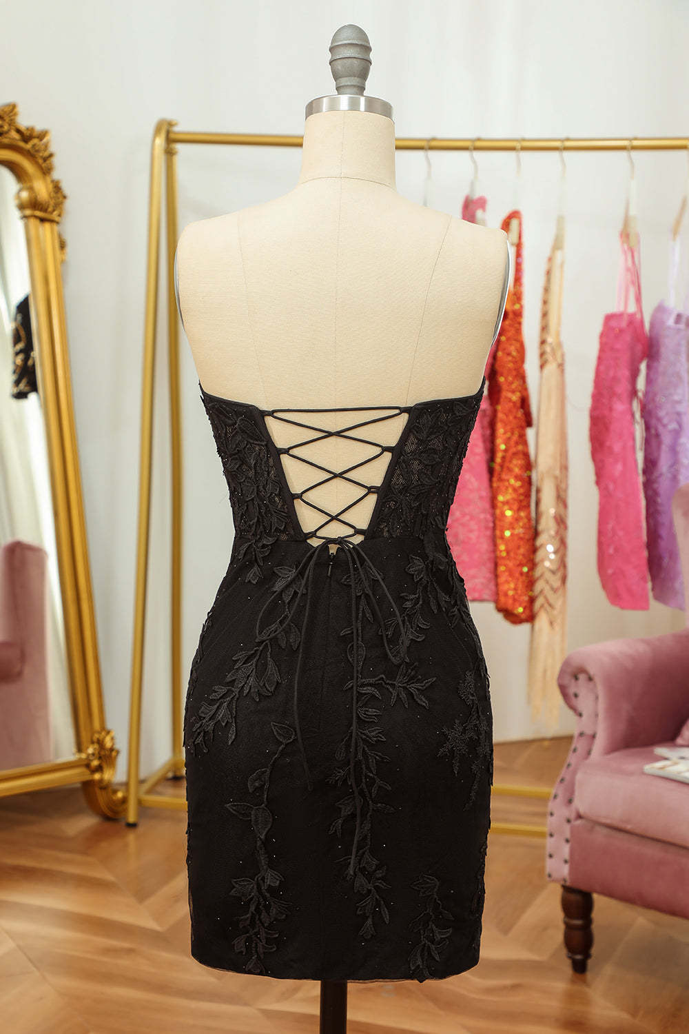 Royal Blue Sweetheart Tight Homecoming Dress with Appliques