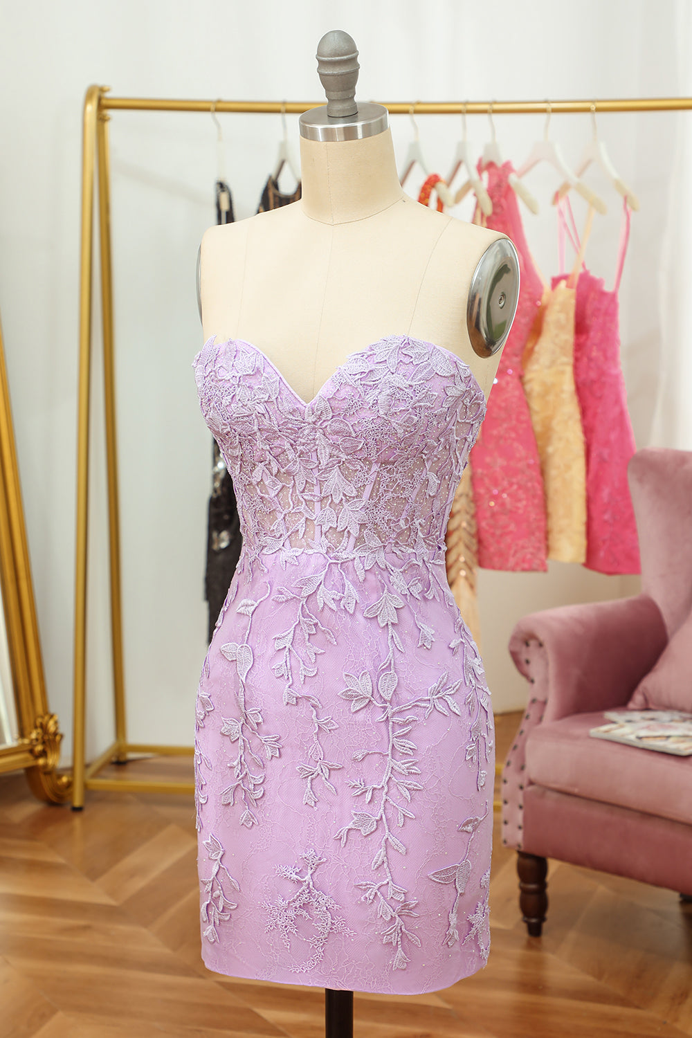 Royal Blue Sweetheart Tight Homecoming Dress with Appliques
