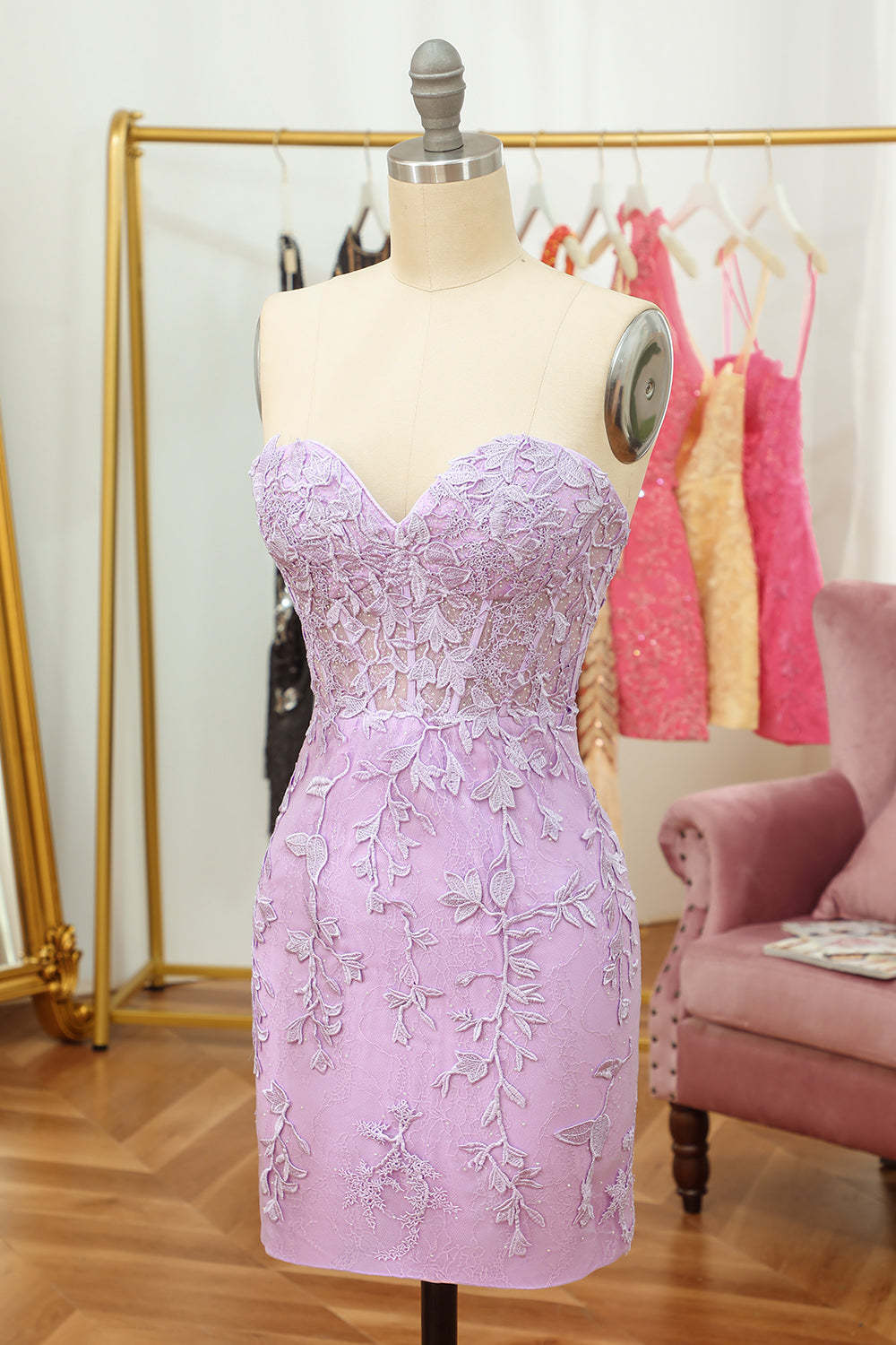 Royal Blue Sweetheart Tight Homecoming Dress with Appliques