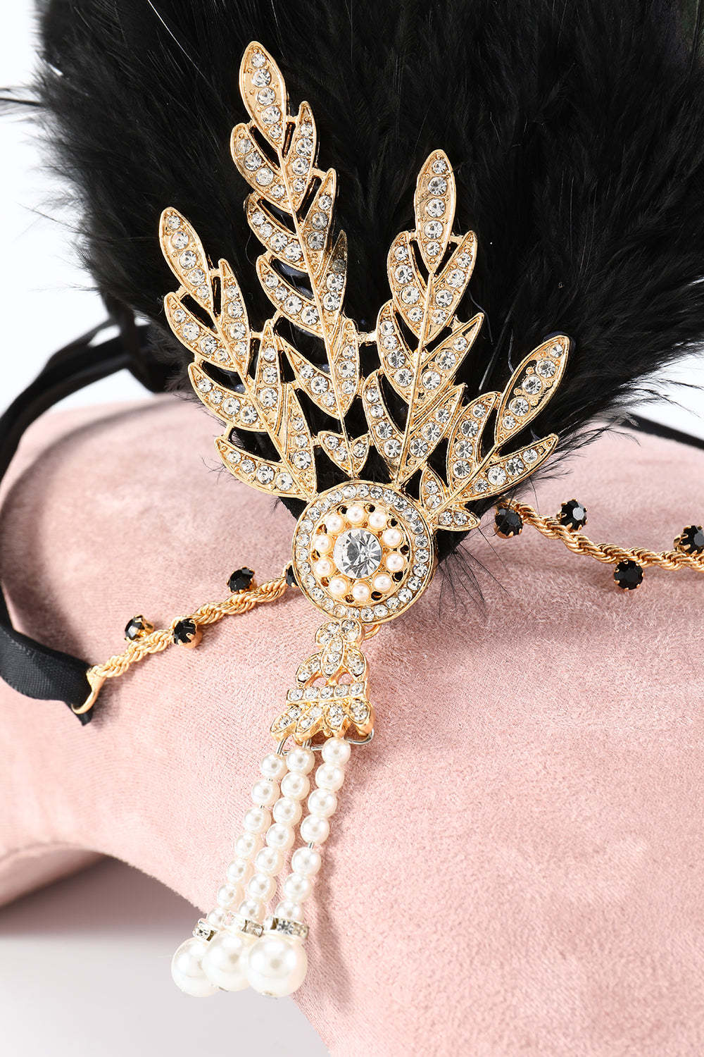 Black Feather Headband