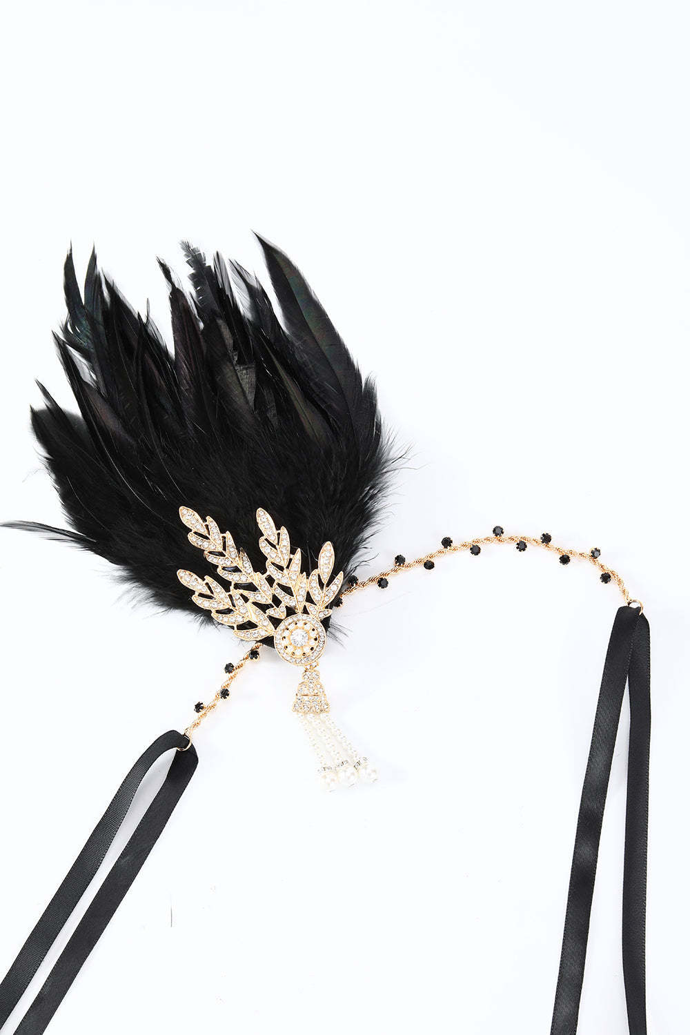 Black Feather Headband