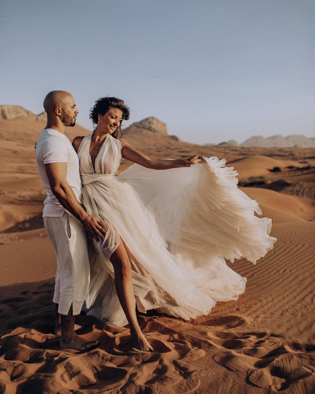 Amazing A Line Ivory Tulle Wedding Dress With Court Train