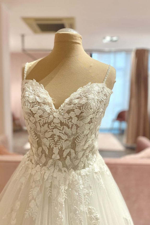 Lace Open Back Long Mermaid Wedding Dress With Sleeves