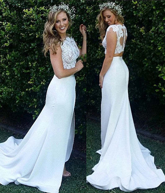 Two-Piece Mermaid Lace Wedding Dress