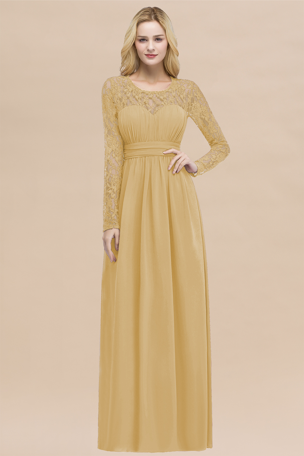 27prom Elegant Lace Burgundy Bridesmaid Dresses Online with Long Sleeves-27prom