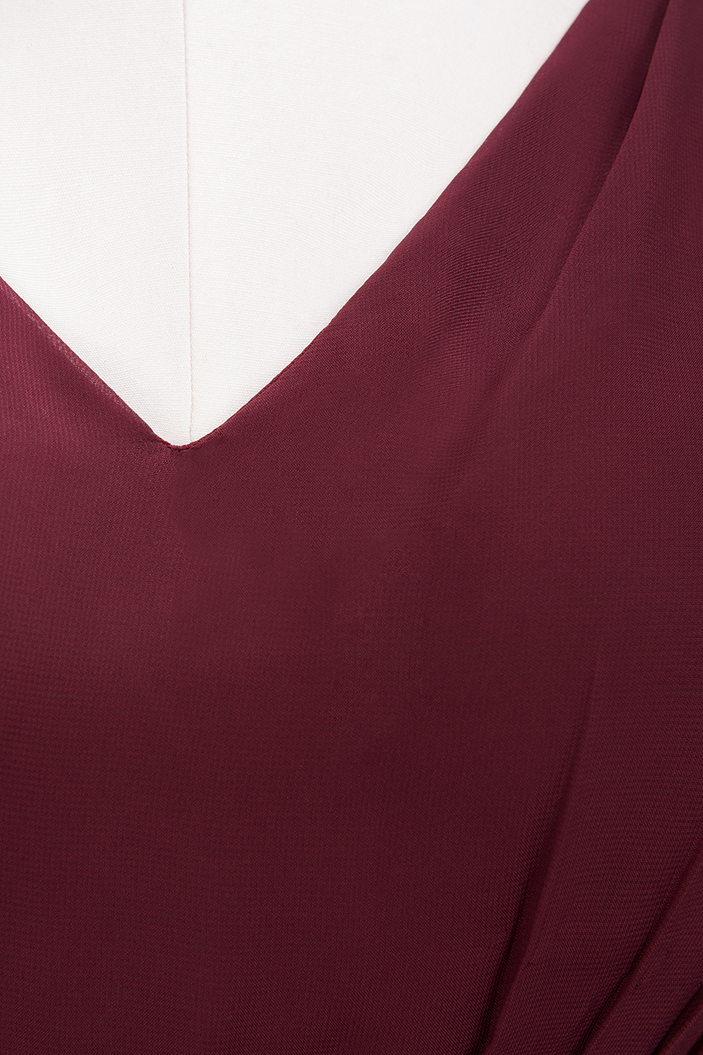 27prom Pretty V-Neck Short Sleeveless Lace Bridesmaid Dresses Online-27prom