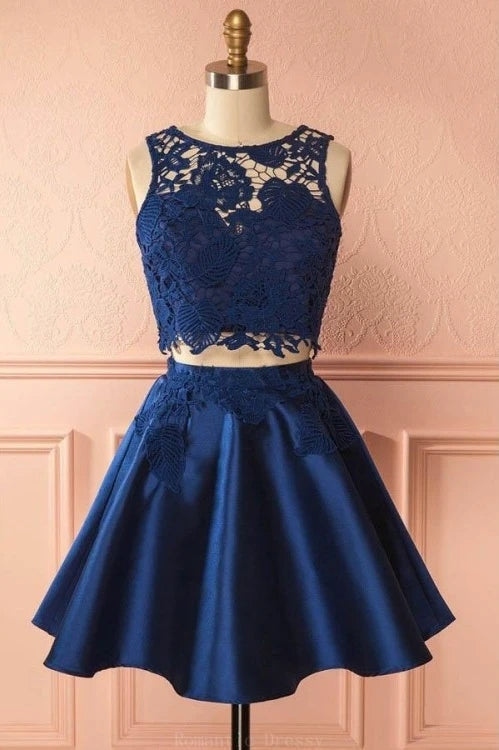 Two Piece Short Homecoming Dress
