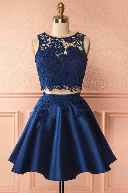 Two Piece Short Homecoming Dress