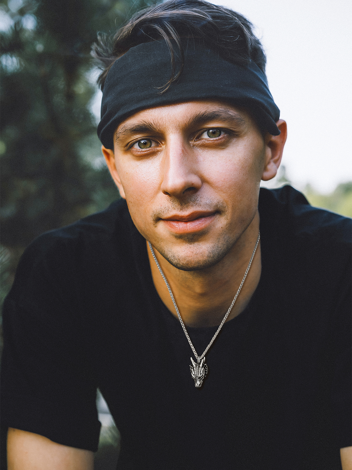 Dragon Head Pendant Animal Necklace in Stainless