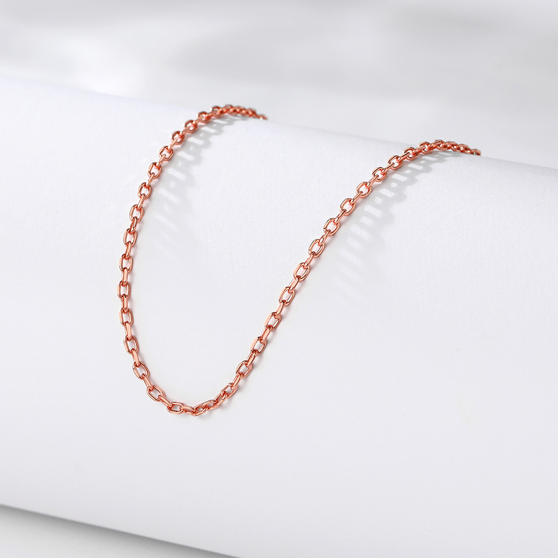 1.5mm Tiny Rolo Chain Necklace, Silver-01