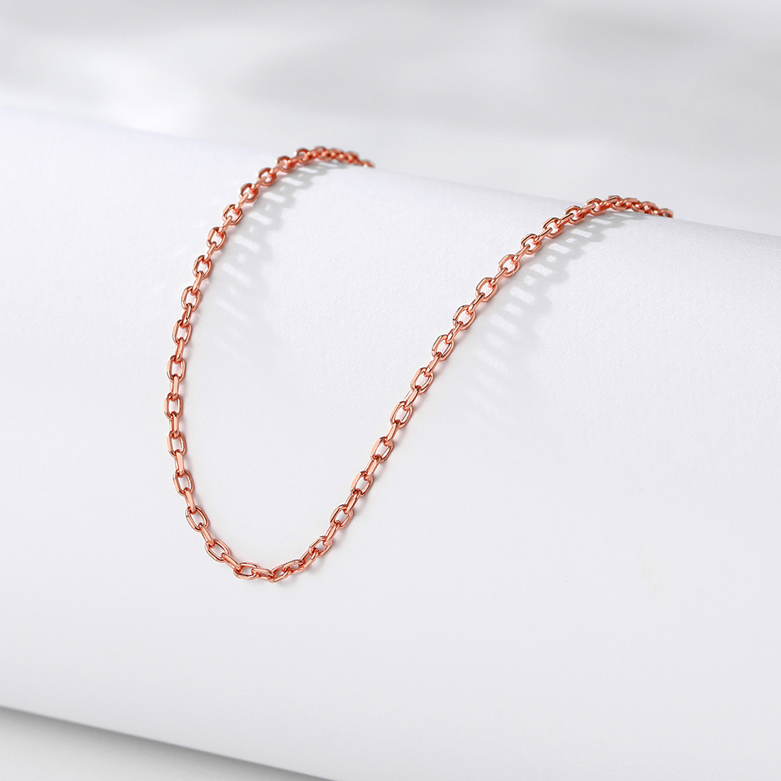 1.5mm Tiny Rolo Chain Necklace, Silver-01