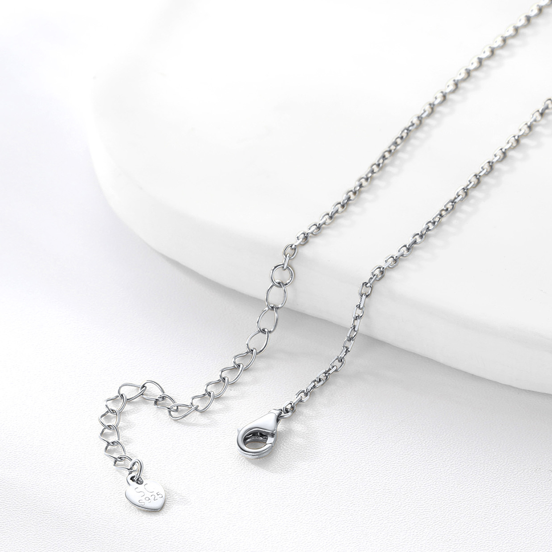 1.5mm Tiny Rolo Chain Necklace, Silver-03