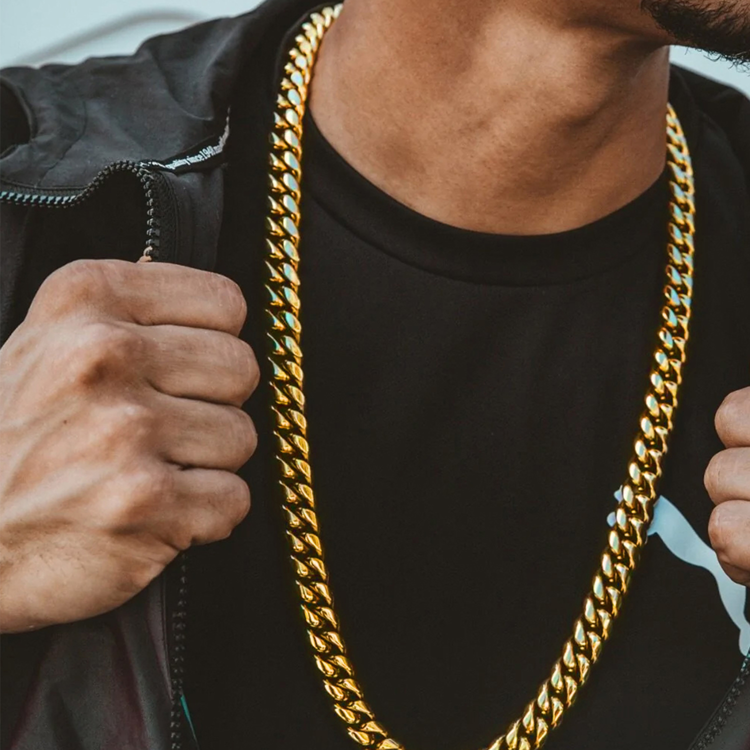 12mm Miami Cuban Chain Necklace for Men-01