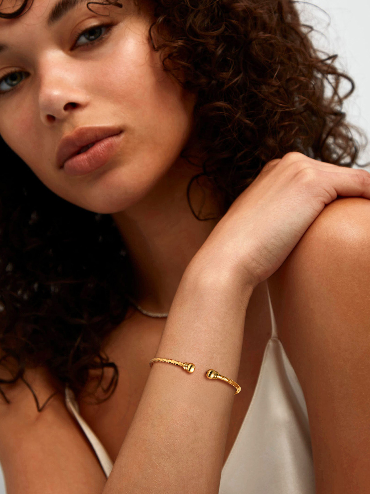 Open Adjustable Bangle Cuff Bracelet