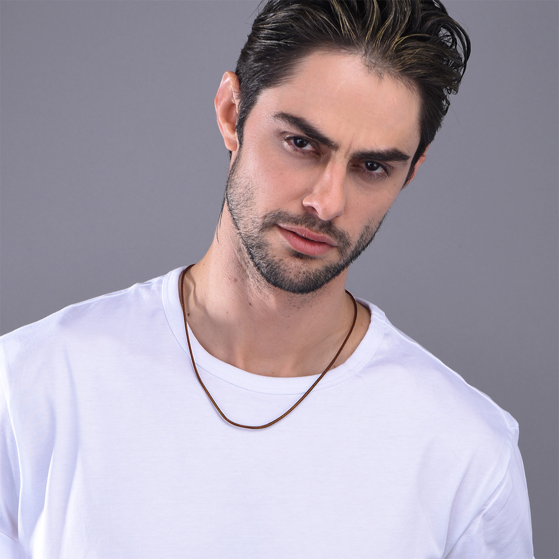 2mm Leather Cord Necklace for Men