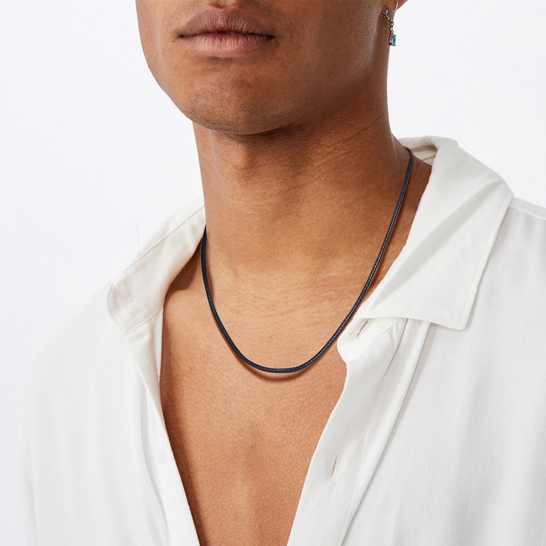 3mm Leather Cord Necklace for Men-01