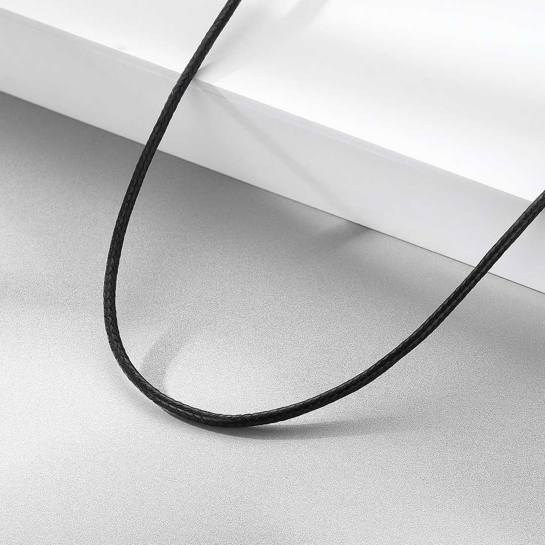 3mm Woven Wax Rope Chain, Leather-01