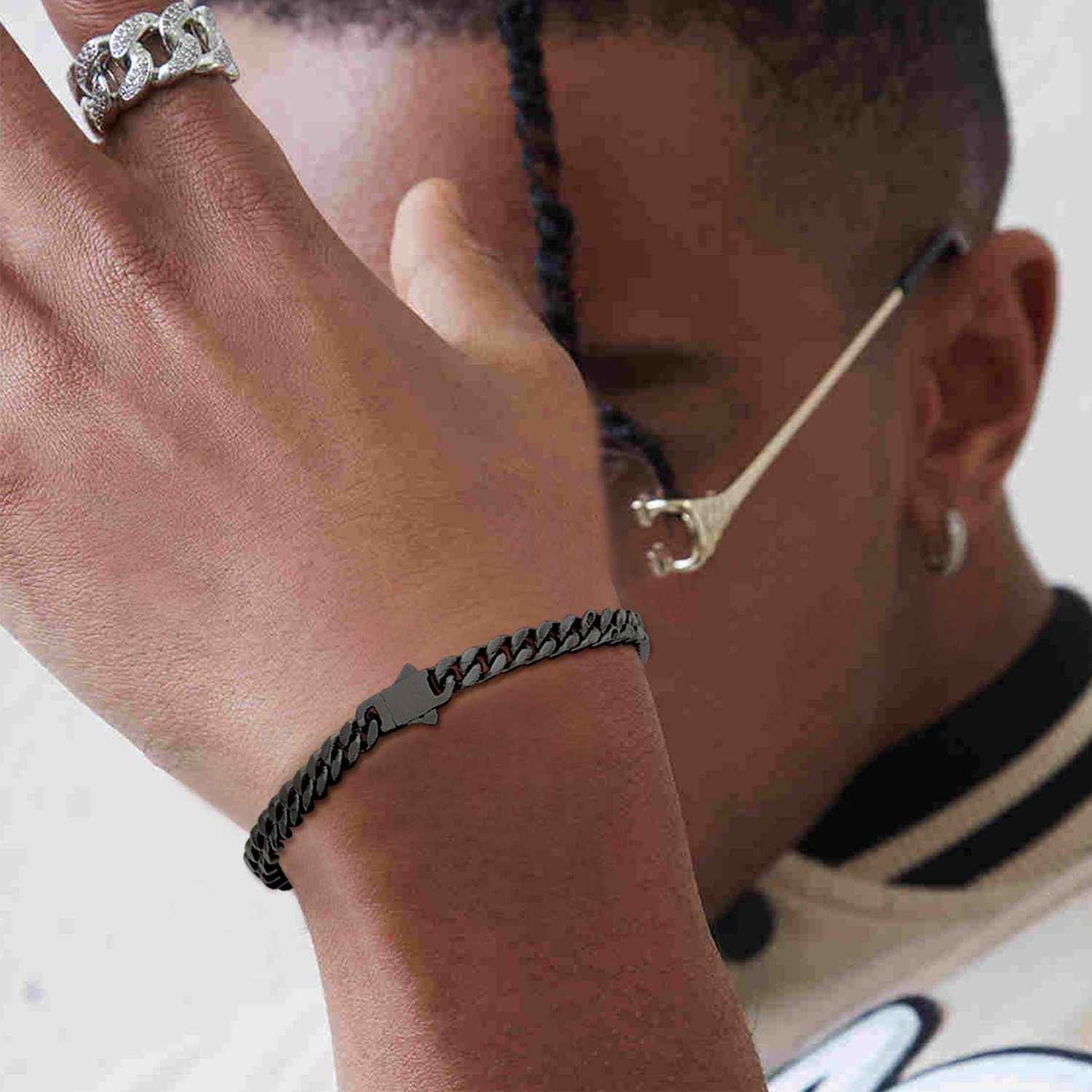 5mm Miami Cuban Chain Bracelet for Men-01