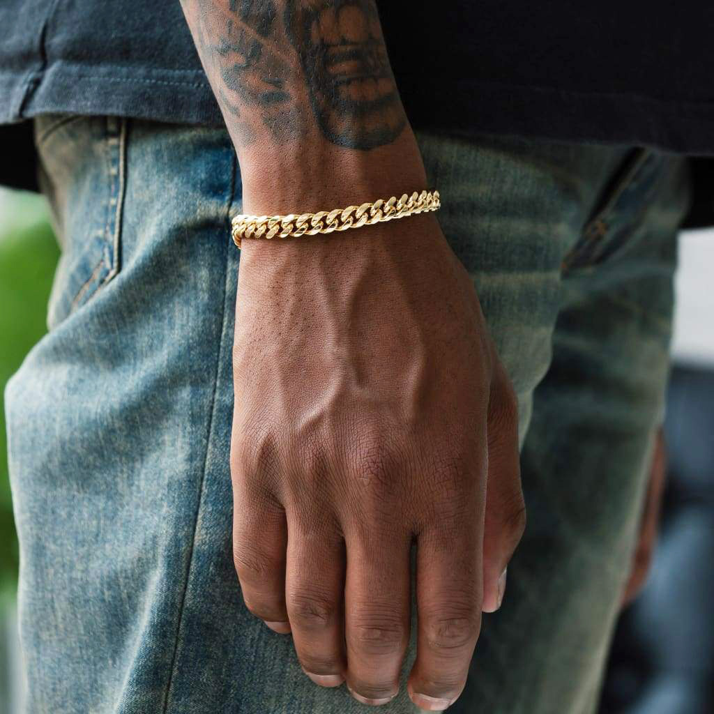 7mm Miami Cuban Chain Bracelet for Men-02