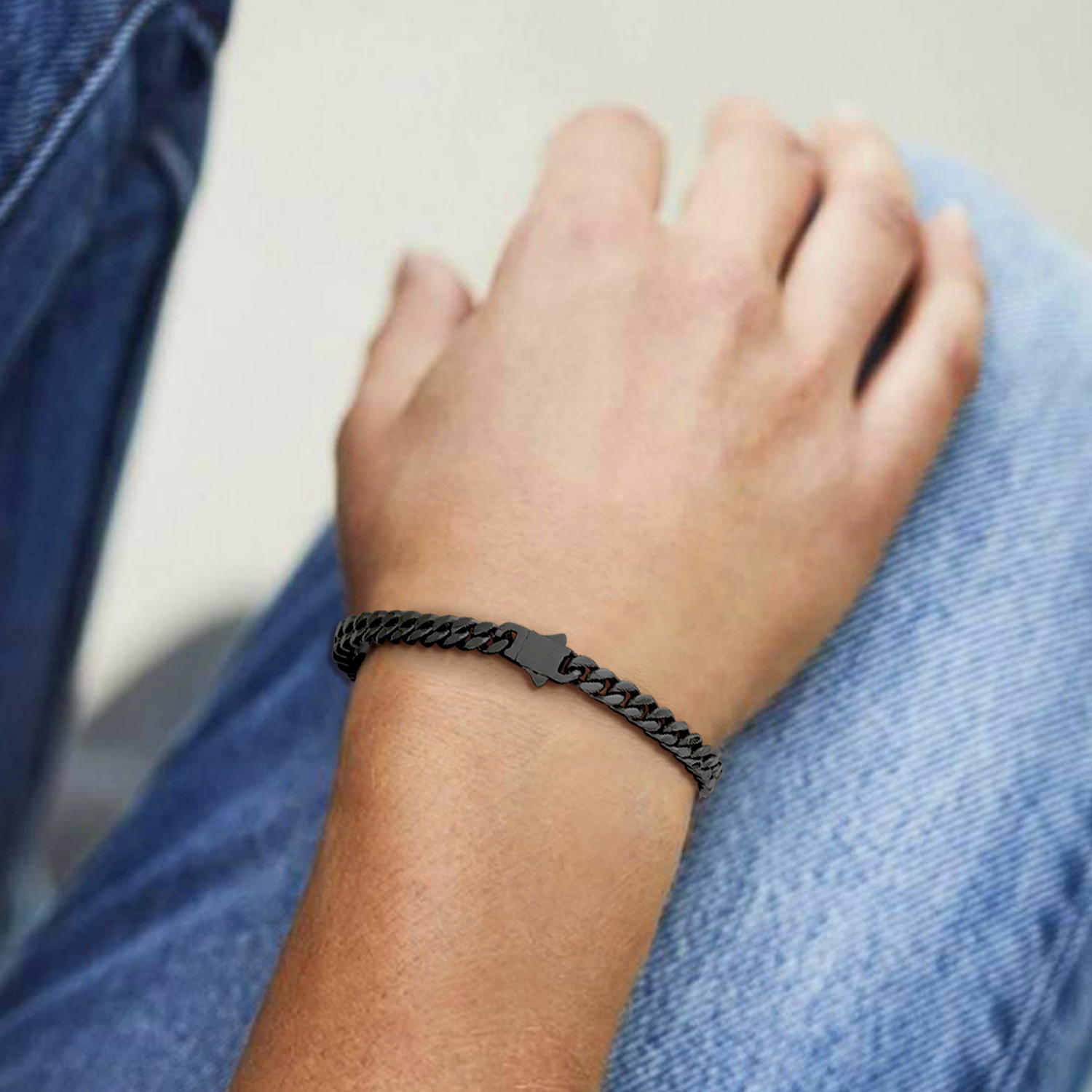 5mm Miami Cuban Chain Bracelet for Men-02