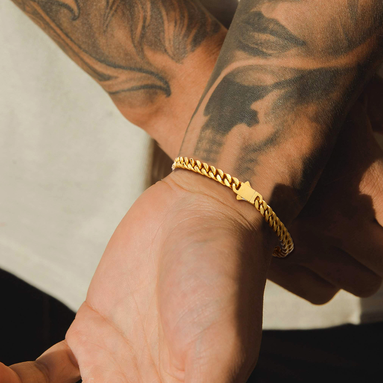 5mm Miami Cuban Chain Bracelet for Men-02