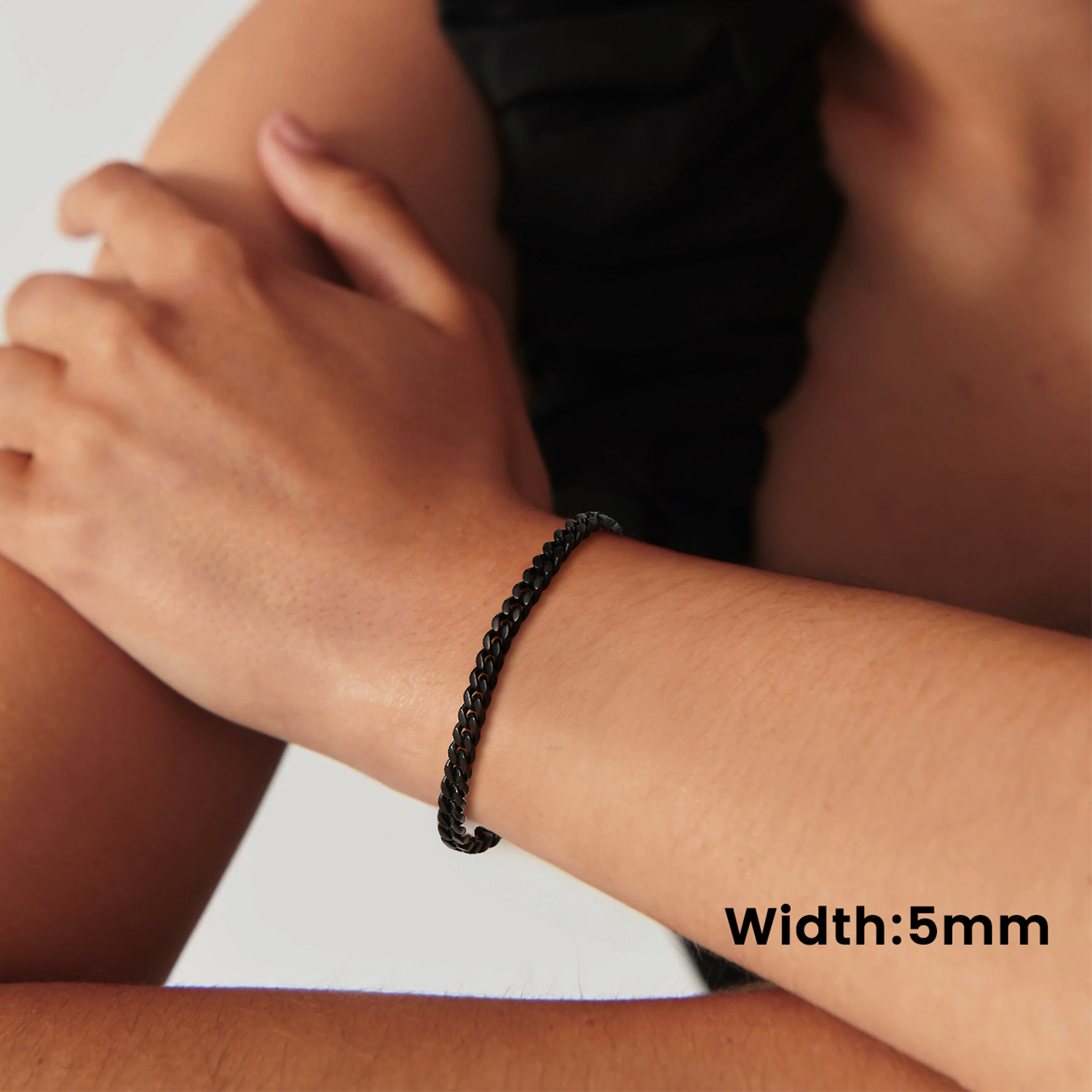 5mm Miami Cuban Chain Bracelet for Women