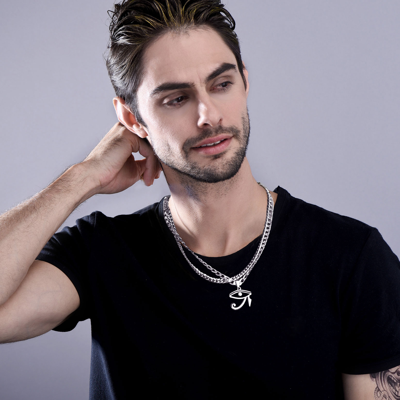 6mm Thick Curb Chain Necklace for Men-03