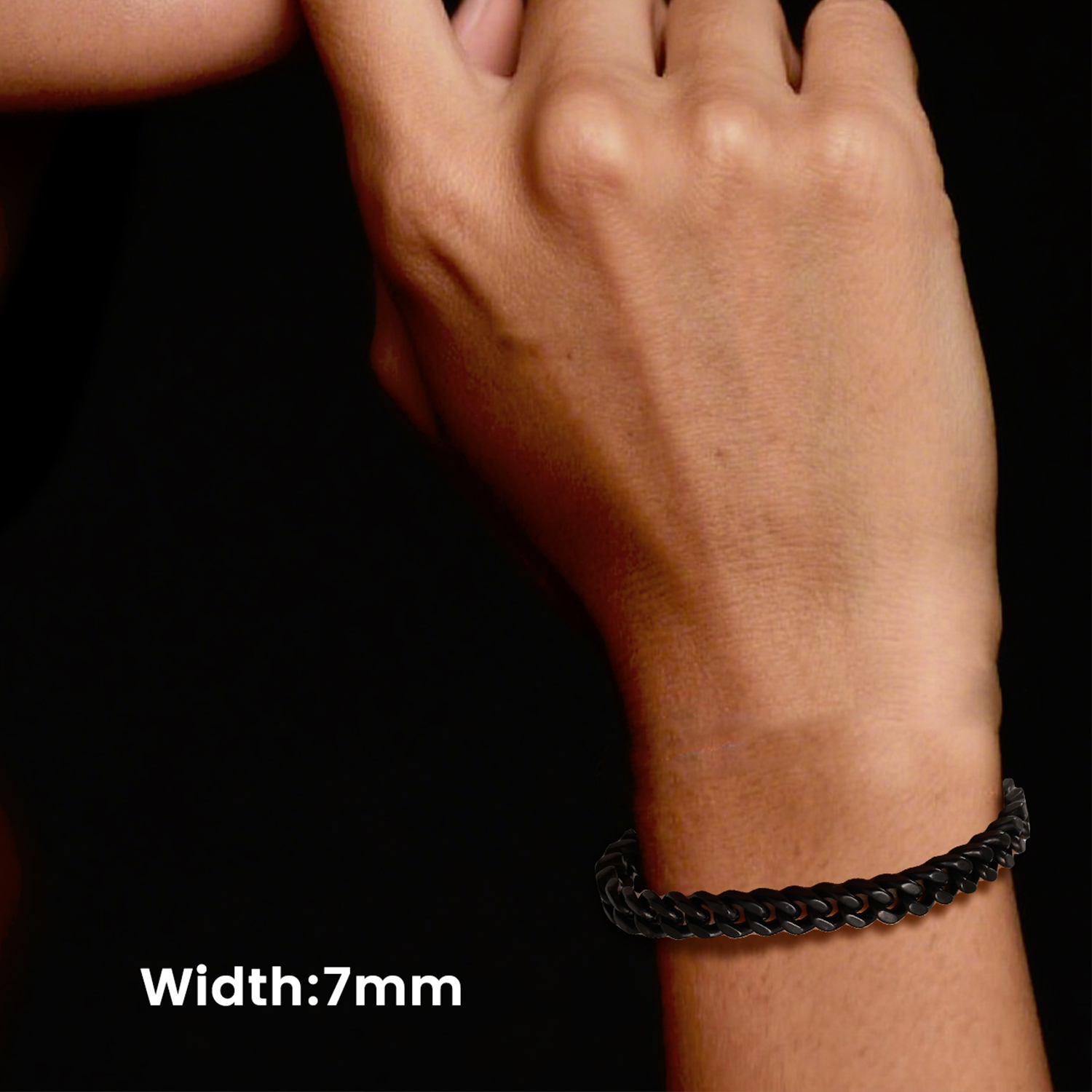 7mm Miami Cuban Chain Bracelet for Women