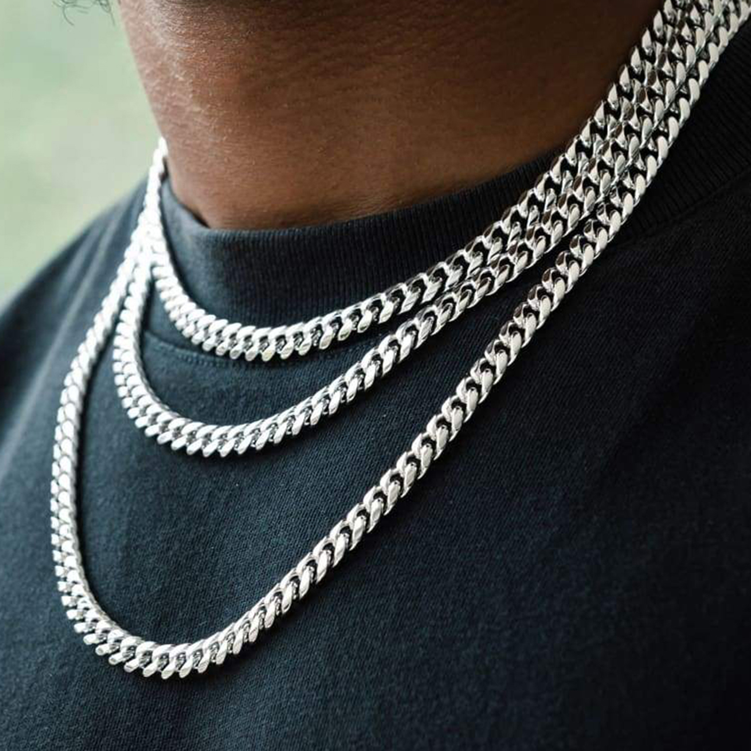 7mm Miami Cuban Chain Necklace for Men-01